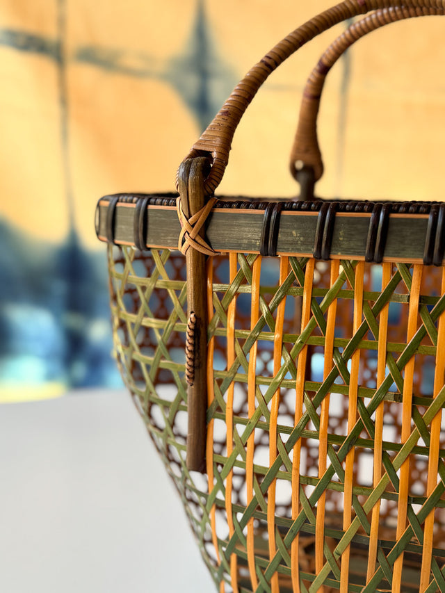 Yasuo Fukusaki - Bamboo basket, Green