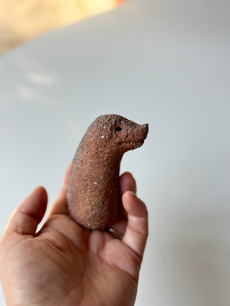 Nakadera kiln - Small Creature Figurine, Dinosaur