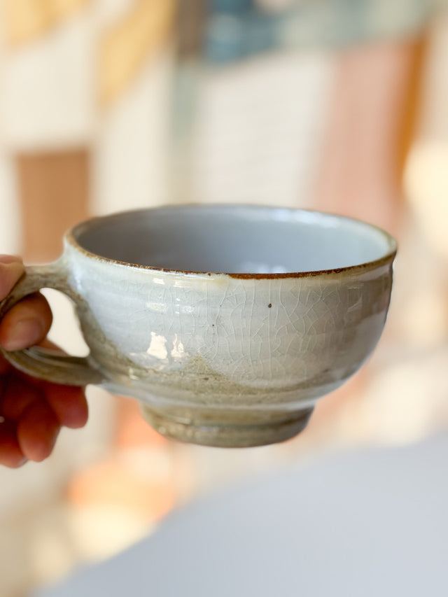 Kajiya Kiln - Soup &  Cafe au lait Cup, White