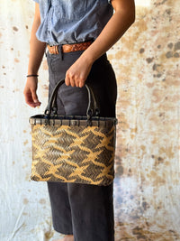 Yasuo Fukusaki - Bamboo basket, patterned