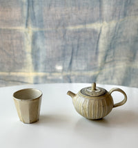 Yamanokuchi Kiln - Small cup "Chamfer", Moonlight (White)
