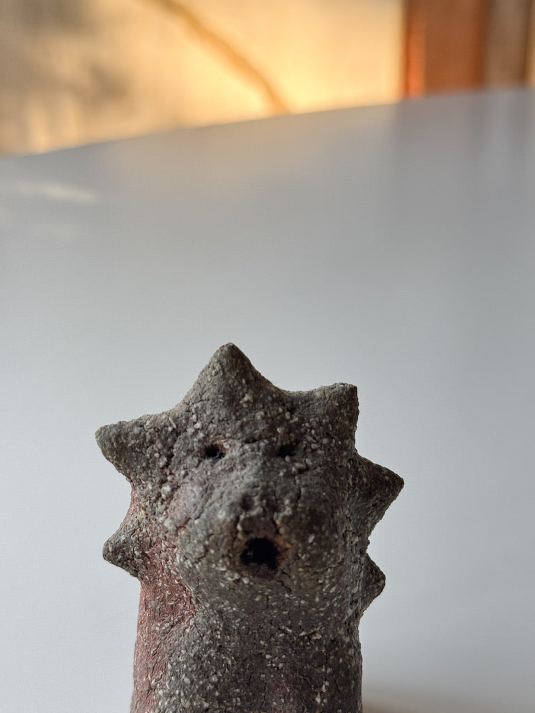 Nakadera kiln - Small Creature Figurine, Sun