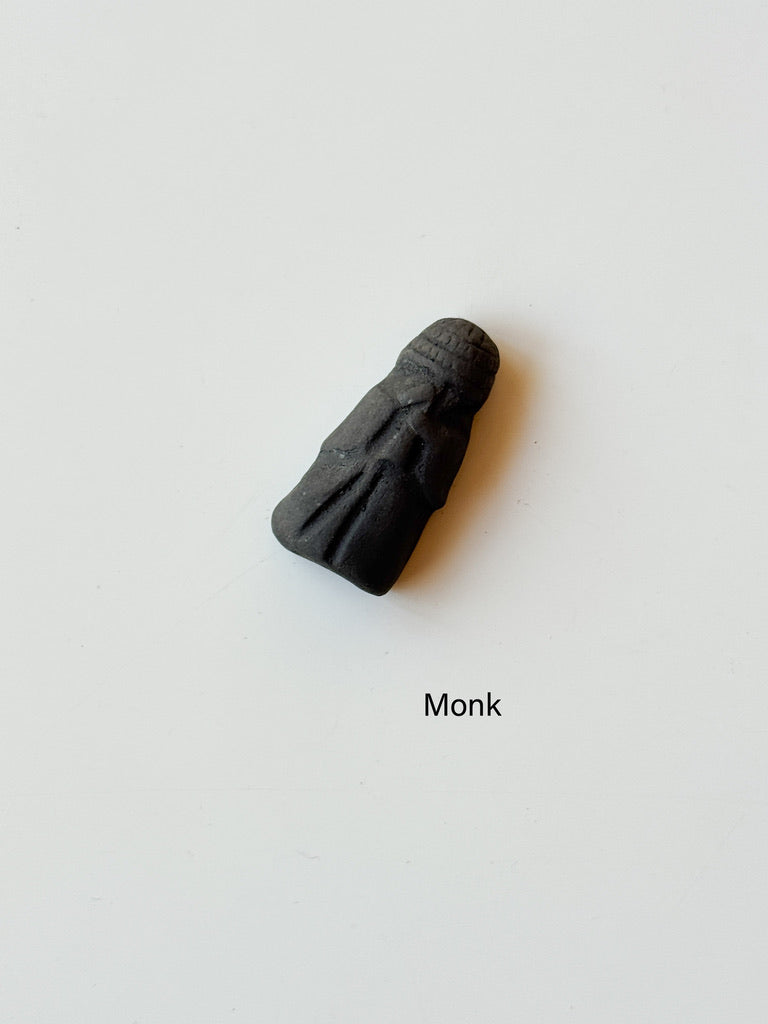 Clay doll - "Menko" Clay Chopsticks Rest