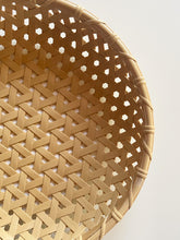 Load image into Gallery viewer, Chikufusha woven company - Bamboo round basket
