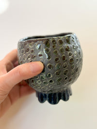 Miki Oka Ceramic -  Round cup with leg