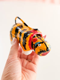 Paper Mache Doll - Tiger Bobblehead Doll