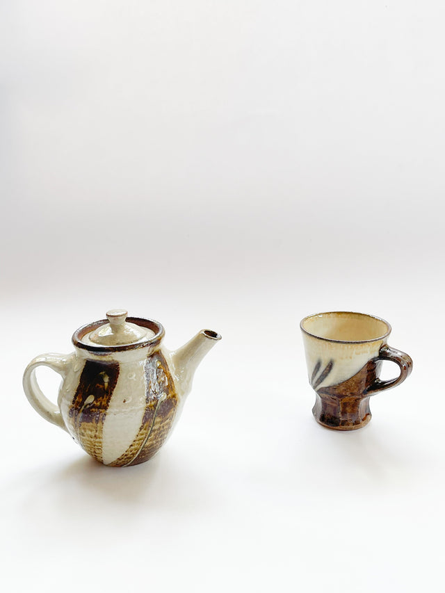 Fumoto Kiln  - Teapot stripes