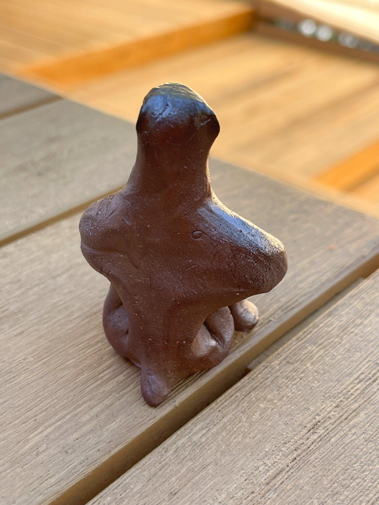 Nakadera kiln - Sitting monkey ornament