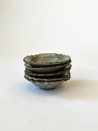 Yamanokuchi Kiln - Frill small plate, Khaki