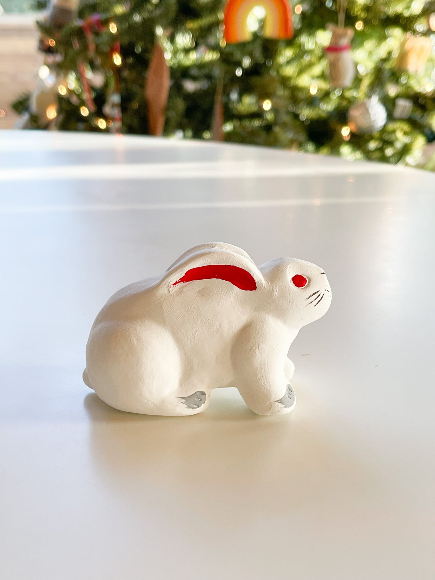 Clay doll - Rabbit ornament