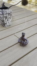 Load and play video in Gallery viewer, Nakadera kiln - Sitting monkey ornament
