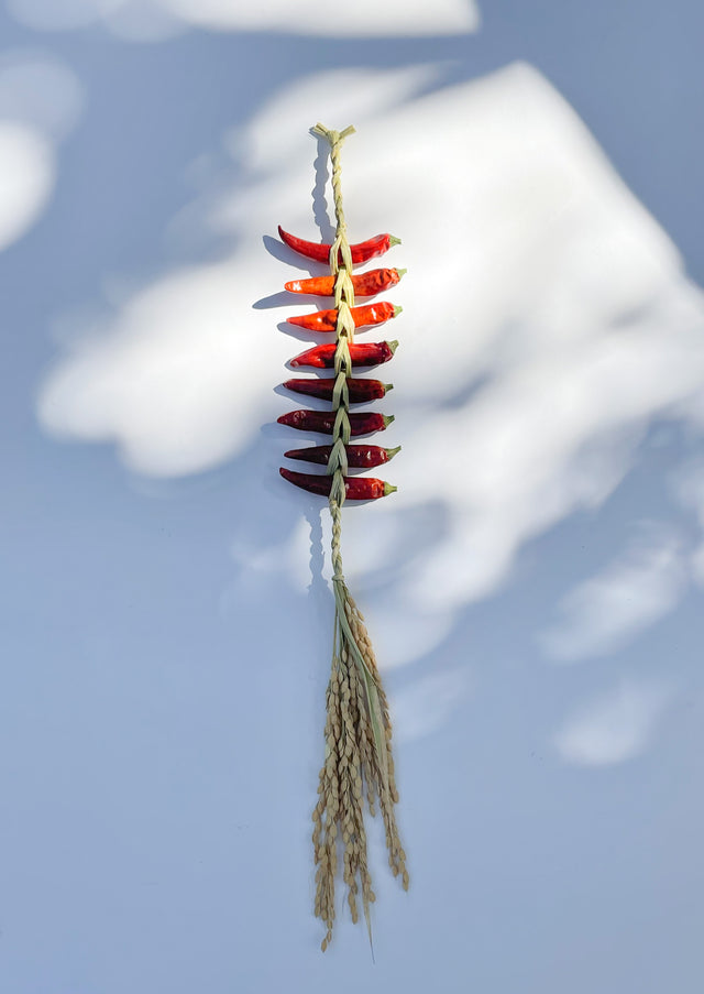 Takubo Straw Decoration, Togarashi Kazari, Red Pepper,  Yoka Good Things