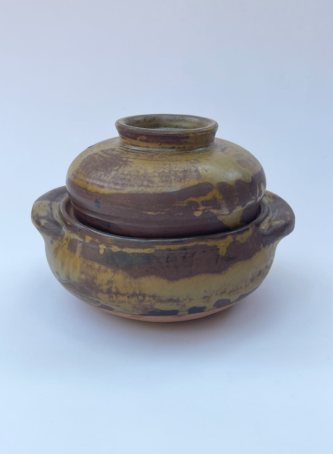 Mugihiko Kitagawa - Vegetable Dyed Donabe Pot, L
